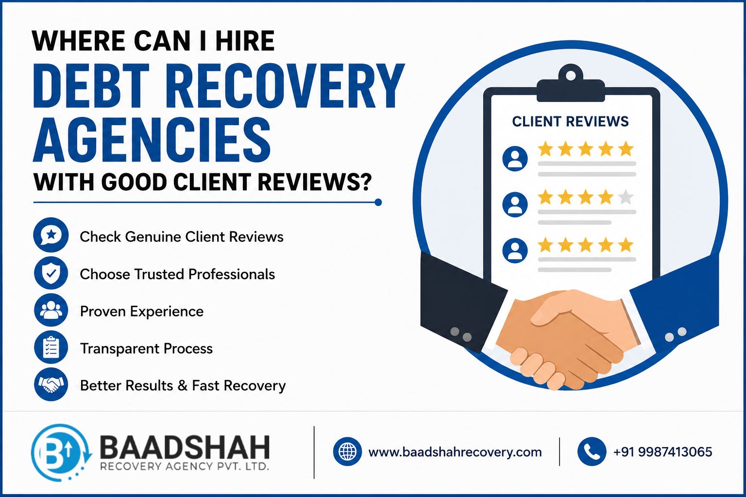 Debt Recovery Agencies With Good Client Reviews